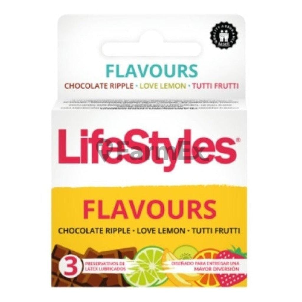 Preservativos Lifestyles Sabores x 3 unidades Farmex-Fonasa-Persistente